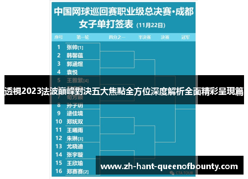 透視2023法波巔峰對決五大焦點全方位深度解析全面精彩呈現篇
